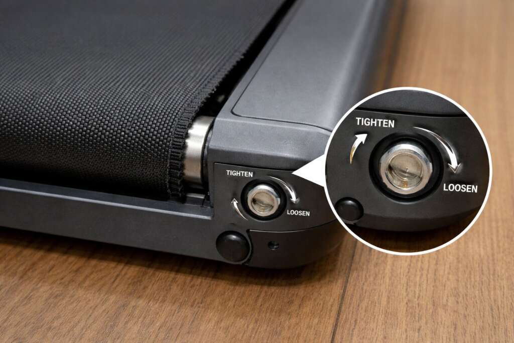 walking pad belt adjustment bolts