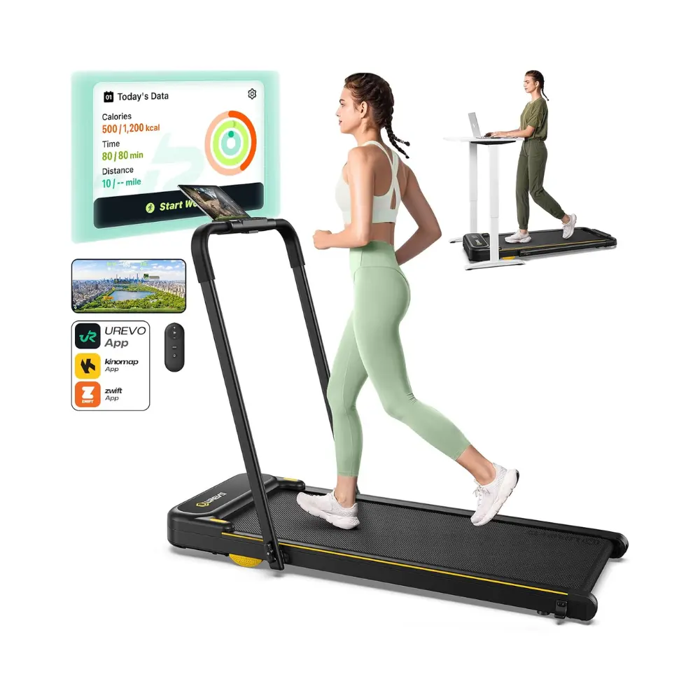 UREVO 2-in-1 Under Desk Treadmill